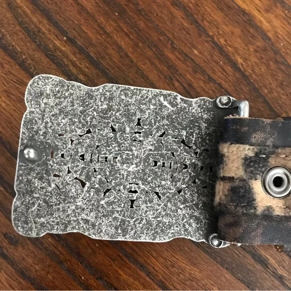 ▪️Handmade Leather Belt with Decorative Buckle